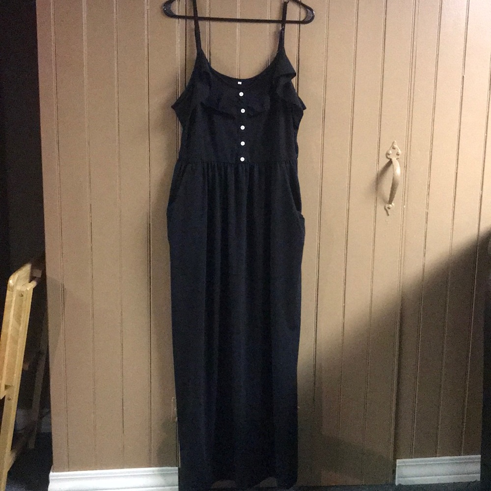 Button Maxi Dress